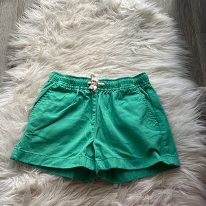 Crewcuts green shorts size 10